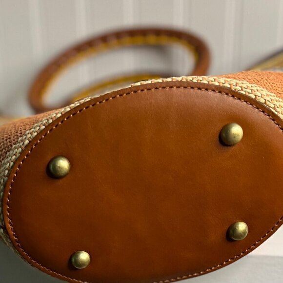 Patricia Nash Gianna Woven Multicolor Satchel Crossbody NWT - Picture 5 of 9